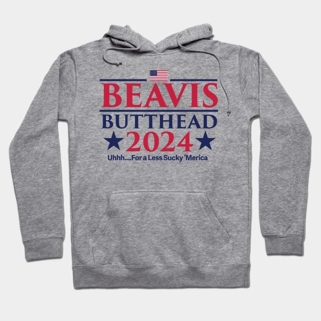 Beavis Butthead 2024 Hoodie by MindsparkCreative